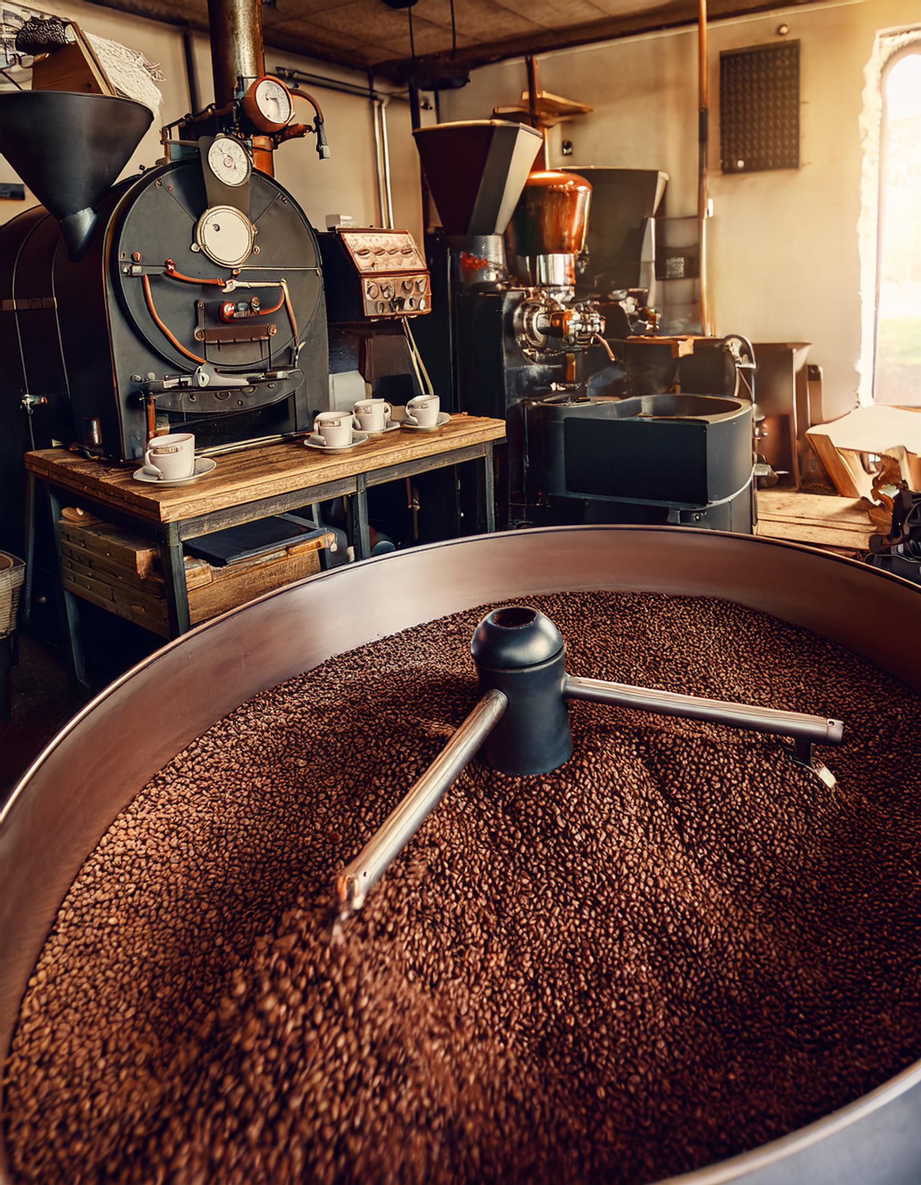 Einzigartige Kaffeezubereitung mit verschiedenen Aromen in einem stilvollen Cafe-Ambiente